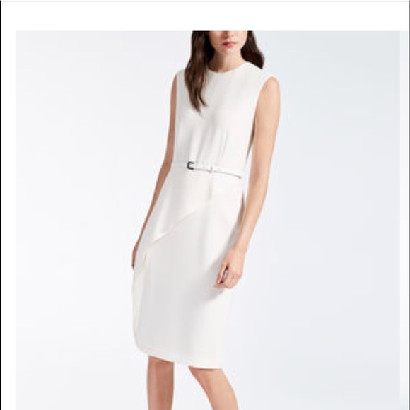 white max mara dress